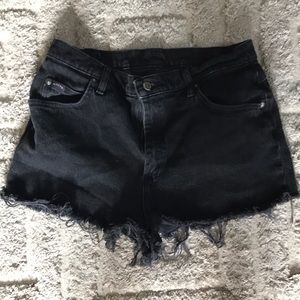 Denim shorts